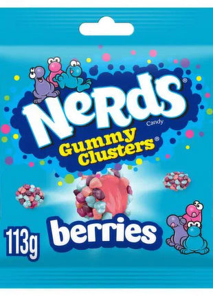 10 x Nerds Berries Fruit-Flavour Candy Gummy Clusters 113G