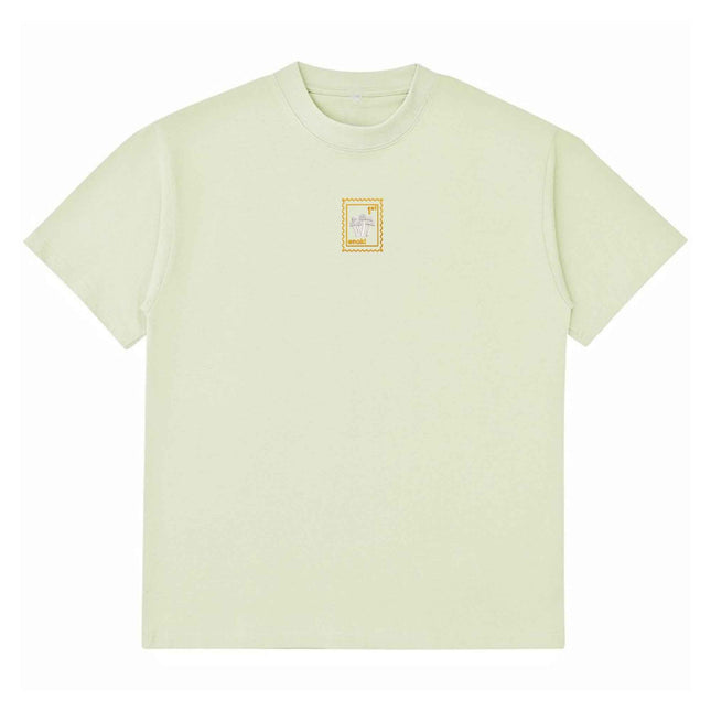 Enoki Mushroom - Oversized Unisex Premium T-Shirt - Pastel Green