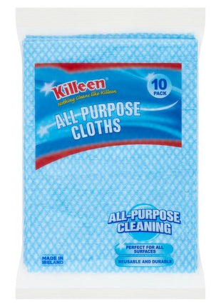 10 x Killeen 10 All Purpose Cloths
