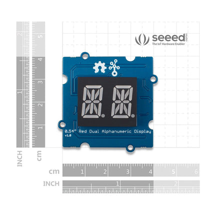 Grove - 0.54‘’ Red Dual Alphanumeric Display