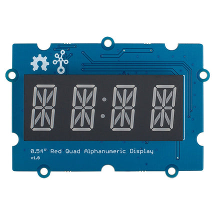 Grove - 0.54‘’ Red Quad Alphanumeric Display
