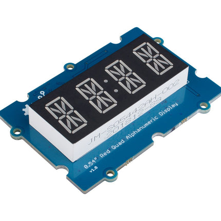 Grove - 0.54‘’ Red Quad Alphanumeric Display