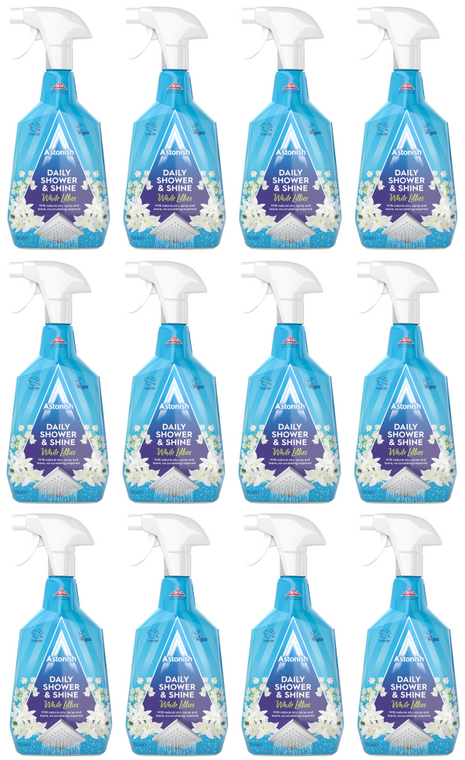 12 x Astonish Daily Shower Shine 750Ml