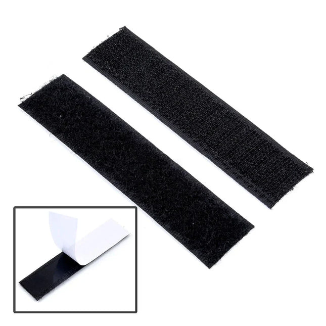10pc Battery Self Adhesive Hook and Loop Tape