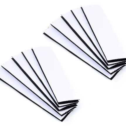10pc Battery Self Adhesive Hook and Loop Tape