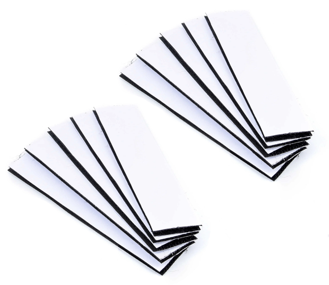 10pc Battery Self Adhesive Hook and Loop Tape