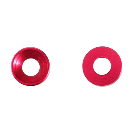 10pc M2 Cap Head Washers Coloured Aluminium Pack