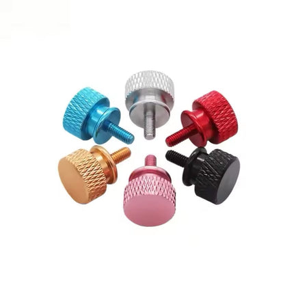 10pc M3 Cap Thumb Screw 6061 Aluminium Pack