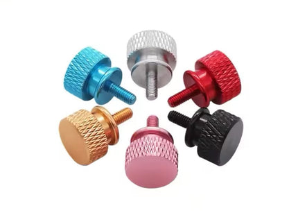 10pc M5 Cap Thumb Screw 6061 Aluminium Pack