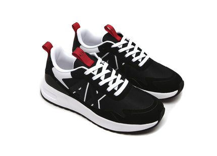 UK 12 Armani Exchange XUX114 XV514 Men’s Black Sneakers – EU 45
