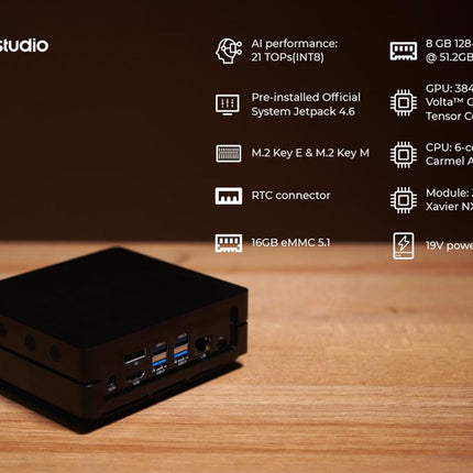 reComputer Jetson-20-1-H2 Xavier 16Gb IoT Edge AI Computer w/ Jetpack [SL4]