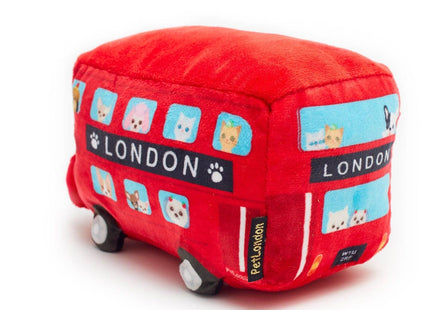 London Bus Plush Dog Toy