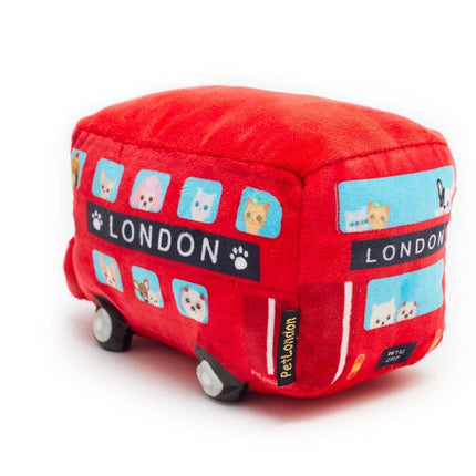 London Bus Plush Dog Toy