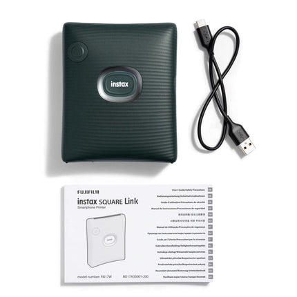 Fujifilm Instax Square Link Wireless Smartphone Photo Printer - Green