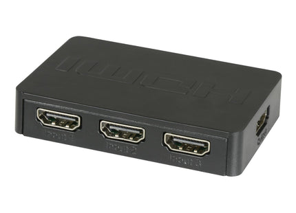 AV:Link Mini 4K UHD 3-Way HDMI Switch With IR Remote Control