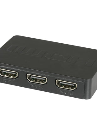 AV:Link Mini 4K UHD 3-Way HDMI Switch With IR Remote Control