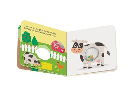 Play+ Ready Steady Shake Rattle Book - First Animals