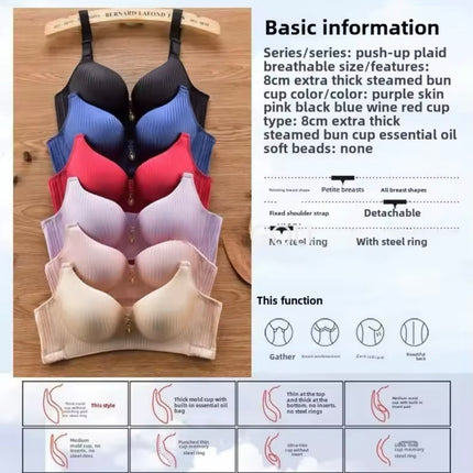 Wireless Push-Up Comfort Bra | Seamless Lift & Support