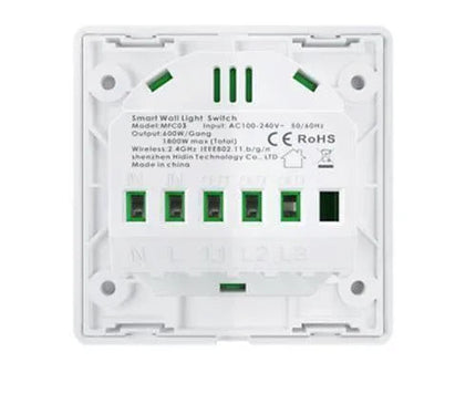 Smart Wireless Switch Neutral wire needed supports GH and Alexa Tuya Compatible