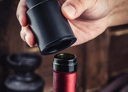 Wine Bottle Stopper With Time Recorder Keeps Your Wine Really Fresh 2 Pk