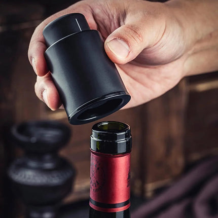 Wine Bottle Stopper With Time Recorder Keeps Your Wine Really Fresh 2 Pk
