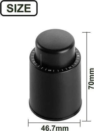 Wine Bottle Stopper With Time Recorder Keeps Your Wine Really Fresh 2 Pk