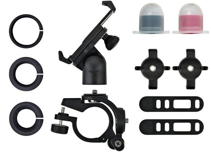 Joby GripTight Bike Mount PRO Phone Holder + Red & White Visibilty LED Light Pack