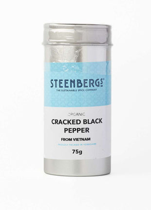 Steenbergs Organic Cracked Black Pepper - 75g