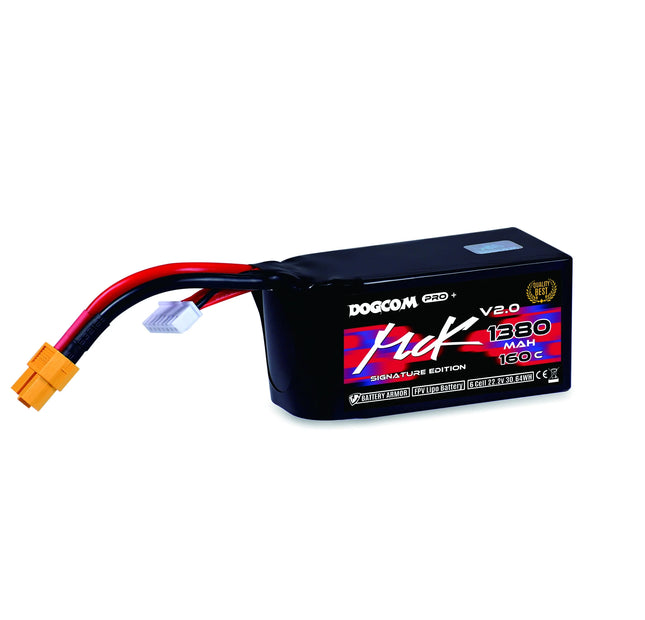 DogCom 1380mAh 22.2V 160C 6S1P Lipo Battery Pack (XT60) MCK V2