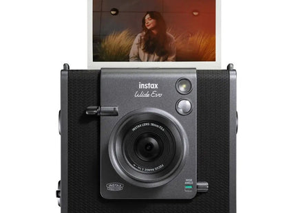 Fujifilm Instax Wide Evo Hybrid Instant Camera - Black
