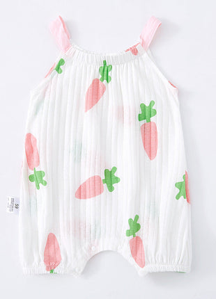 Baby Sling Bag Fart Clothing Baby Sleeveless One-piece