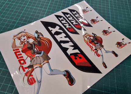 Emax Satomi FPV Sticker Sheet