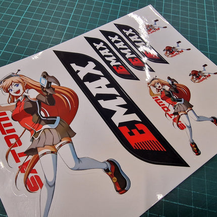 Emax Satomi FPV Sticker Sheet