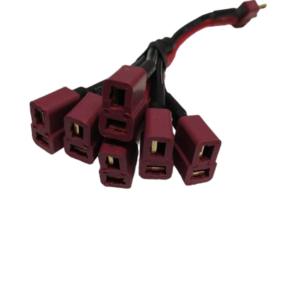 Deans T-Plug 6-Way Splitter