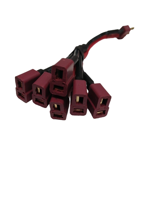 Deans T-Plug 6-Way Splitter
