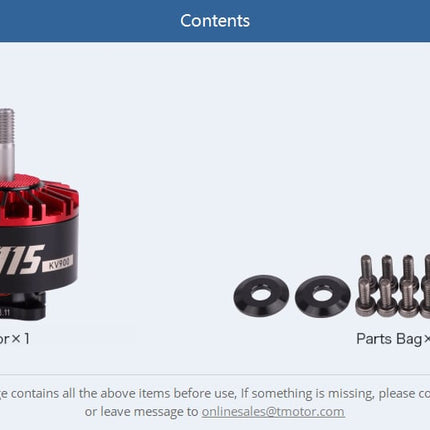 TMotor V3115 Cinematic FPV Motor