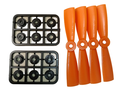Diatone Super Durable Propeller (4x4.5R) (Orange) [4x CW]