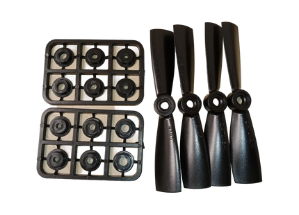 Diatone Super Durable Propeller (4x4.5) (Black) 4x CCW