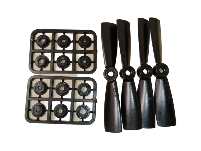 Diatone Super Durable Propeller (4x4.5) (Black) 4x CCW