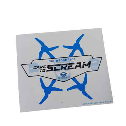 AzurePower Dare To Scream Sticker [New]