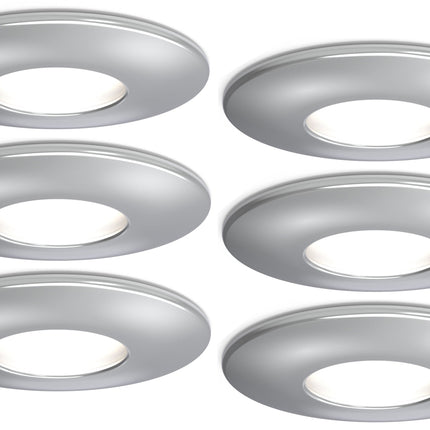 4lite IP20 GU10 Fire-Rated Downlight - Chrome