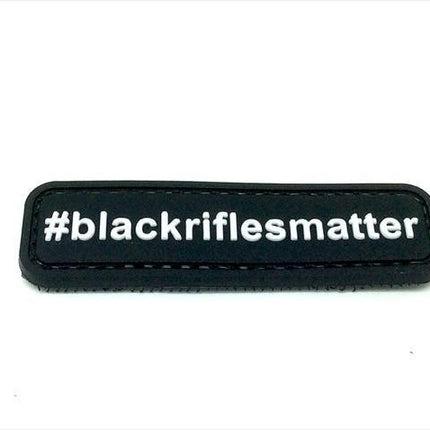 TPB #BlackRiflesMatter PVC patch – Black