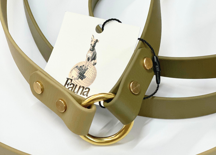 Bentley Multiway Dog Lead in Olive & Khaki