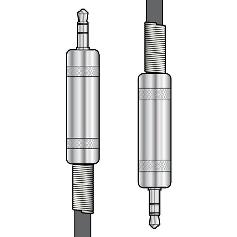 Chord / Citronic 3.5mm Stereo TRS Jack to 3.5mm Stereo TRS Jack Audio Lead 1.5m
