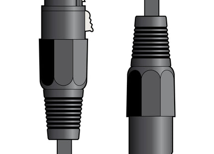 Citronic XLR Male to XLR Female Microphone Audio Lead 1.5m