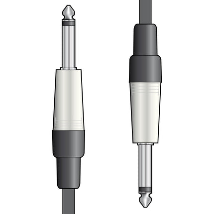 Citronic 6.3mm Mono Jack to 6.3mm Mono Jack Guitar Audio Lead 1.5m