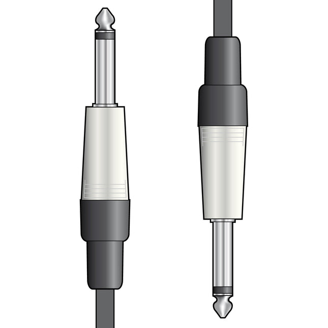 Citronic 6.3mm Mono Jack to 6.3mm Mono Jack Guitar Audio Lead 1.5m