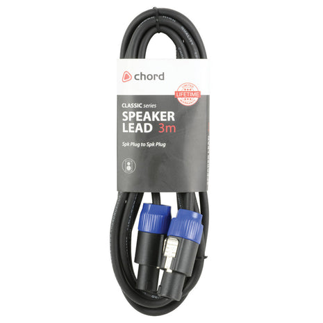 Chord / Citronic Speakon Plug to Speakon Plug Speaker Audio Lead 1.5m