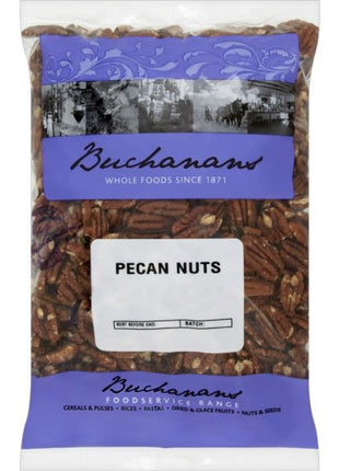6 x Buchanans Pecan Nuts 1Kg