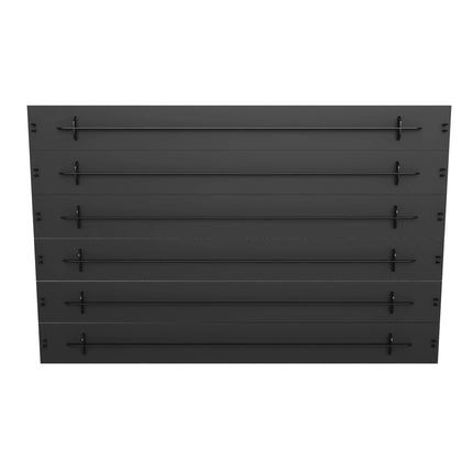 19″ Server Rack 6 X 1U Blanking Panels Snappable Tool-Free Mounting Black/Grey